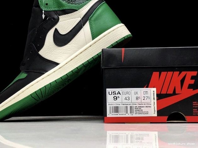 Cheap 555088-302 Pine Air OG NRG Sail-Black High 1 Green Jordan 0818